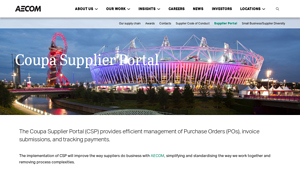 AECOM - Coupa Supplier Portal
