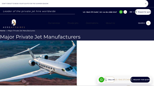 Bombardier - Global 7500, Beechcraft - King Air 350, Cessna - Citation