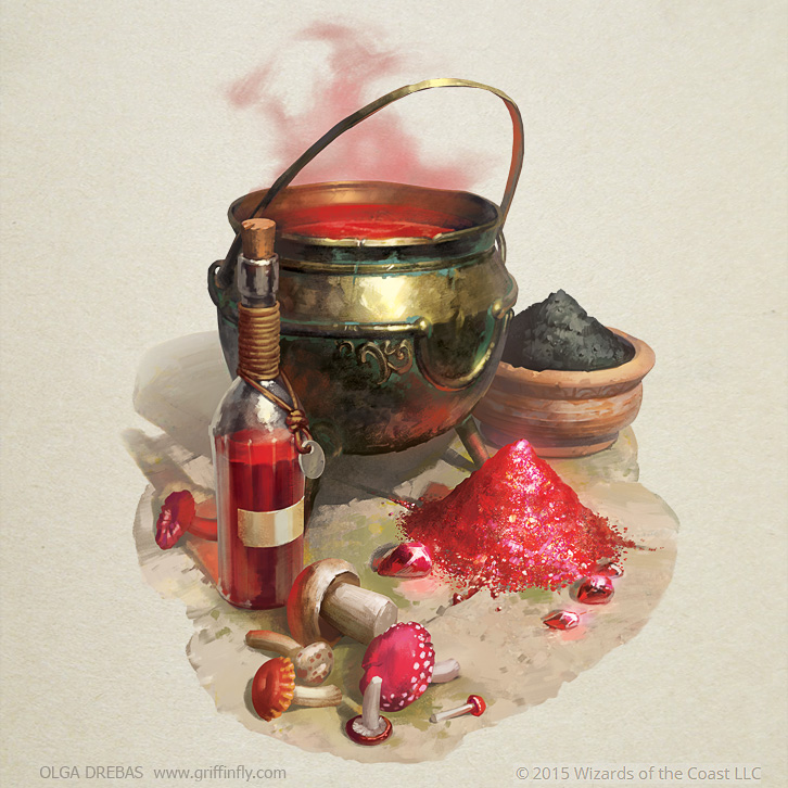 A stock image illustrating alchemist's supplies 5e concepts