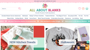 All About Blanks - Embroidery Blanks & Transfers