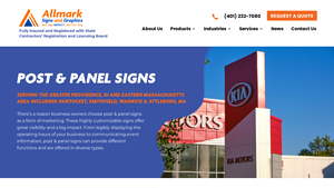 Allmark Signs - Custom Post & Panel Signs