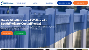 All Star PVC - PVC Fence Products