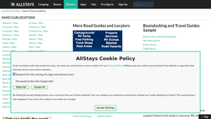 AllStays - Sam's Club Locations Directory