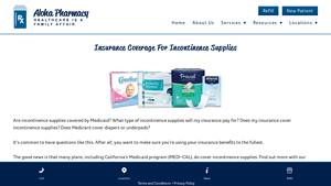 Aloha Pharmacy - Incontinence Supplies