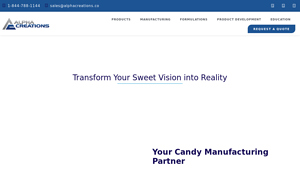 Alpha Creations - Candy Products & Manufacturing Solutions