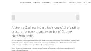 Alphonsa Cashew Industries - Cashew Nuts