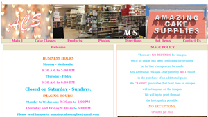 Amazing Cake Supplies - Custom Imaging Services