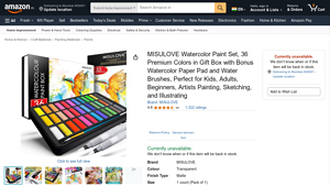 MISULOVE - Watercolor Paint Set