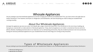 Ambard Distributors - Wholesale Appliances