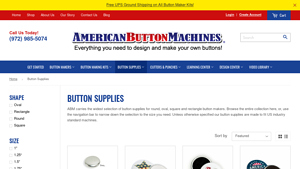 American Button Machines - Button Supplies