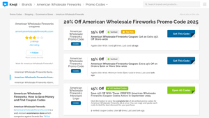 American Wholesale Fireworks - Promo Codes & Discounts