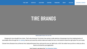 American Tire & Auto Care - Passenger Tires