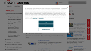 AMETEK MOCON - Gas Chromatography Solutions