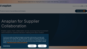 Anaplan - Supplier Collaboration