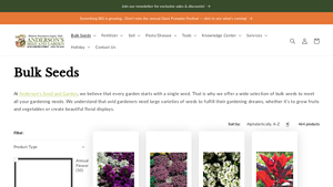 Anderson Seed and Garden - Bulk Seeds