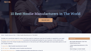 Appareify - Best Hoodie Manufacturer
