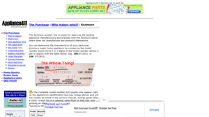 Kenmore - Major Home Appliances