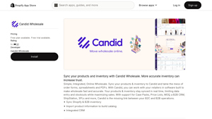 Candid Wholesale - Streamlined B2B Order Management
