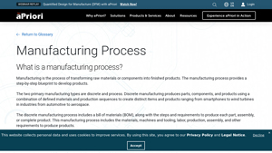 Apriori - Manufacturing Solutions