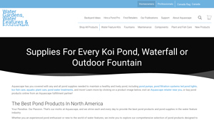 Aquascape Inc - Pond Supplies & Water Features