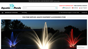 Aquatic Ponds - Fish Pond Supplies