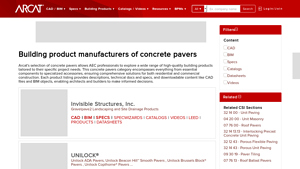 ARCAT - Concrete Pavers