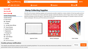 Arpin Philately - Stamp Collecting Supplies