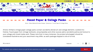 Artistic Artifacts - Vintage Paper Collage Packs