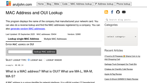 MAC Address Lookup - Essential Tool for Networking