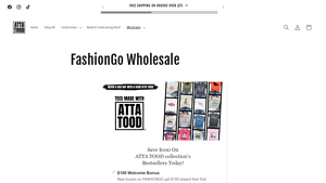 FashionGo - Wholesale Fashion Deals