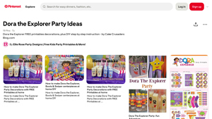 Dora the Explorer - FREE Party Printables