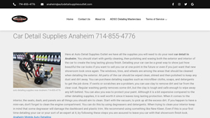Auto Detail Supplies Outlet - Car Detailing Essentials