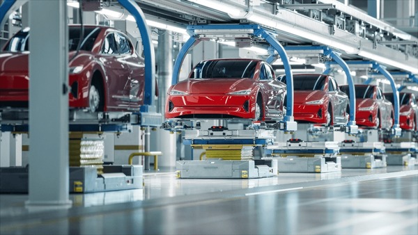 A stock image illustrating automobile manufacturers concepts