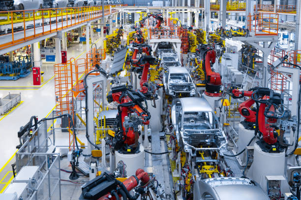 A stock image illustrating automobile manufacturers concepts