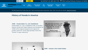 Honda - Key Milestones