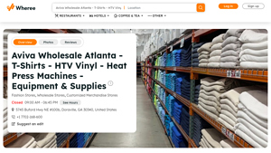 Aviva Wholesale - T-Shirts & HTV Vinyl