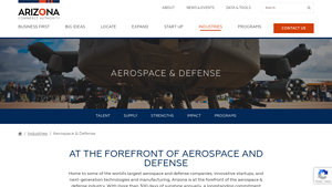 Arizona Commerce - Aerospace & Optics Industry