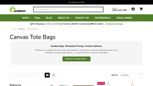BagzDepot - Canvas Tote Bags