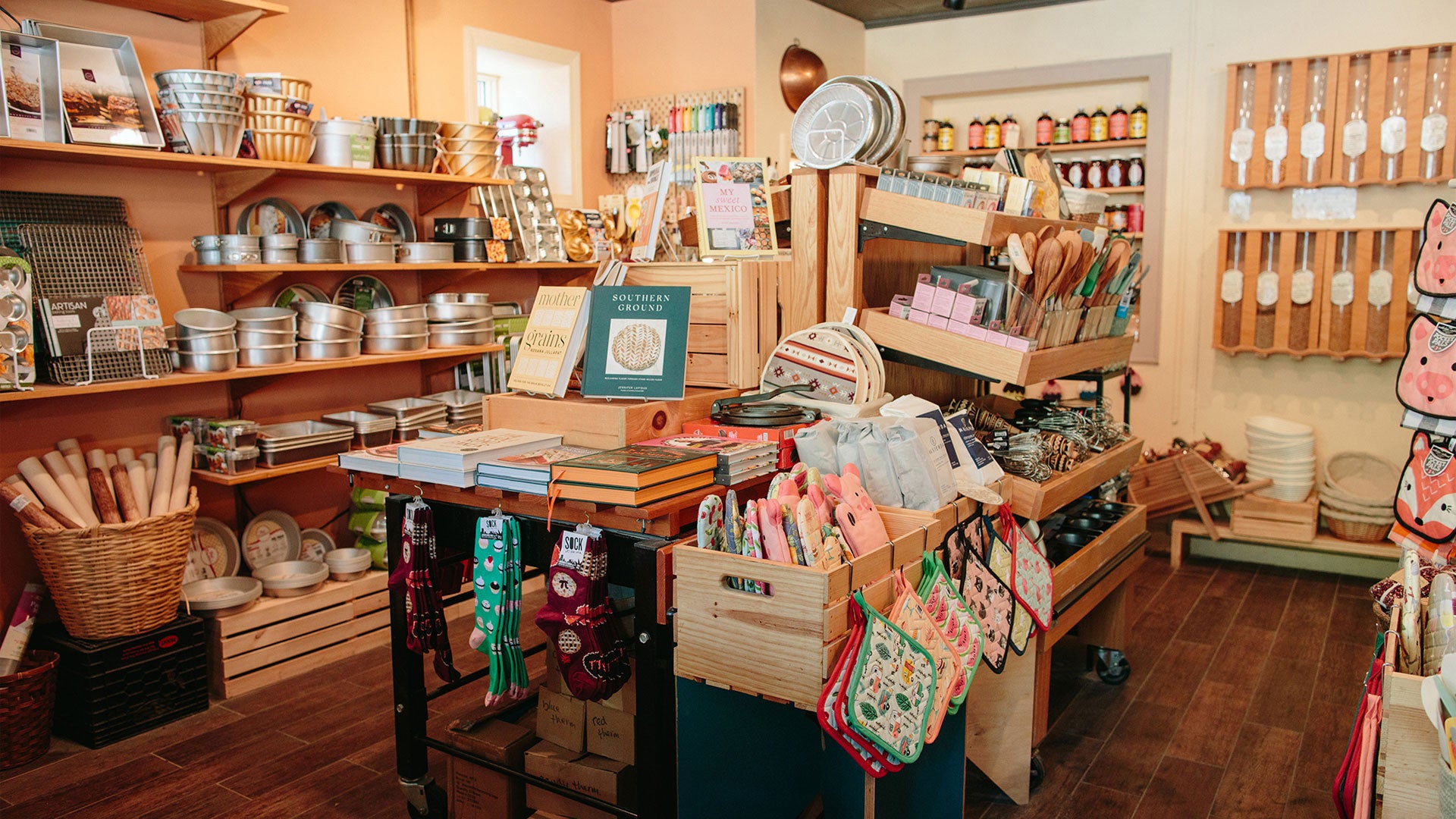 A stock image illustrating baking supplies store concepts