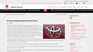 Scion - Efficient Value-Oriented Vehicles
