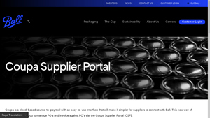 Ball Corporation - Coupa Supplier Portal