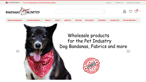 Bandanas Unlimited - Quality Dog Bandanas