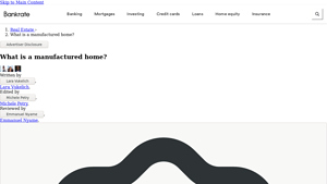 Bankrate - Manufactured Homes Guide