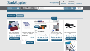 BankSupplies - Money Handling Products