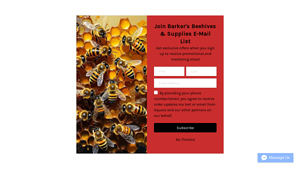 Barkers Beehives - Honey Bee Packages