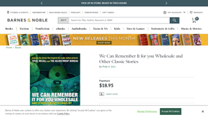 Barnes & Noble - We Can Remember It for You Wholesale