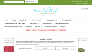 Barrel of Beads - Japanese & Czech Seed Beads