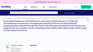 Bartleby - Automobile Performance Insights