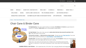 Basket Weaving - Chair Cane & Binder Cane