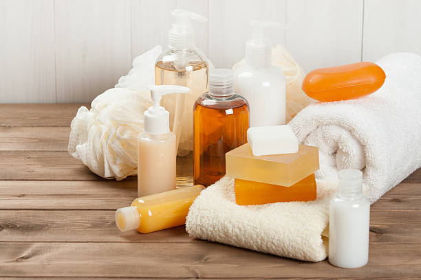A stock image illustrating bath supplies concepts